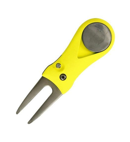 Stainless Steel Golf Green Fork Turf Repair Tool for Lawn Care and Divot Maintenance - Green V1308-DSZKI-479-5