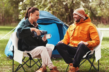 Compact Folding Chair Portable Camping Chair for Outdoor Activities - Beige V1308-DSZKI-48-1
