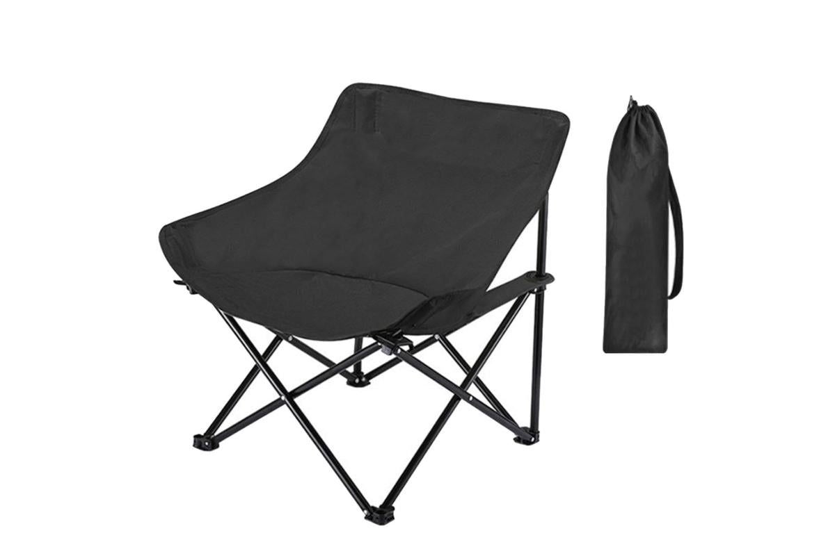 Compact Folding Chair Portable Camping Chair for Outdoor Activities - Black V1308-DSZKI-48-2