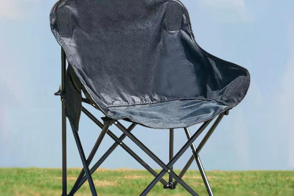 Compact Folding Chair Portable Camping Chair for Outdoor Activities - Black V1308-DSZKI-48-2