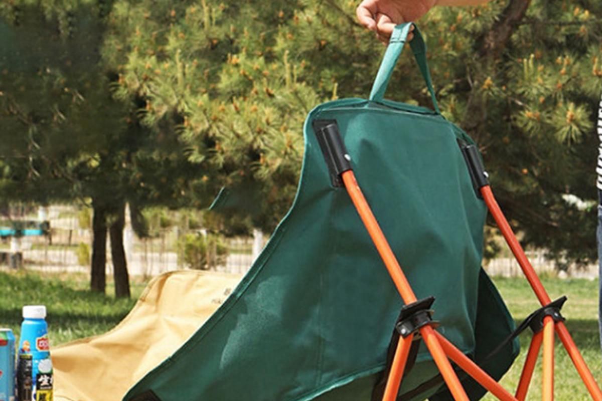 Compact Folding Chair Portable Camping Chair for Outdoor Activities - Green V1308-DSZKI-48-3