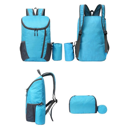 Sports Backpack Foldable Water Resistant Lightweight Bag for Camping Hiking Travel-Blue V1308-DSZKI-484-1