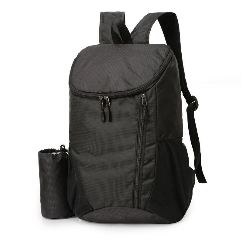Sports Backpack Foldable Water Resistant Lightweight Bag for Camping Hiking Travel-Black V1308-DSZKI-484-2
