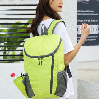 Sports Backpack Foldable Water Resistant Lightweight Bag for Camping Hiking Travel-Green V1308-DSZKI-484-3