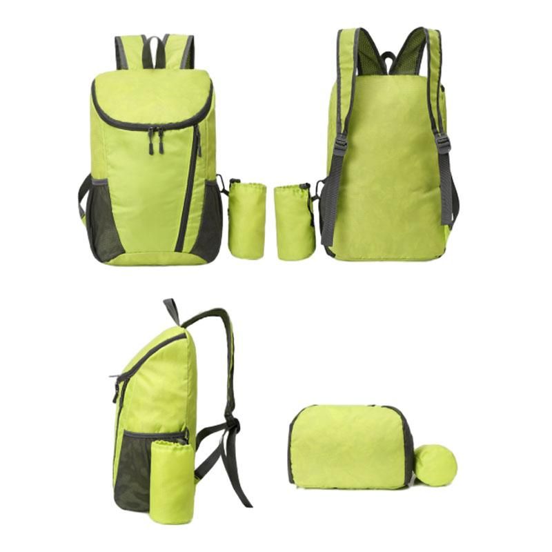 Sports Backpack Foldable Water Resistant Lightweight Bag for Camping Hiking Travel-Green V1308-DSZKI-484-3