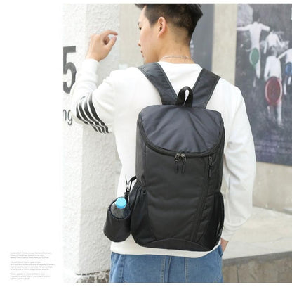 Sports Backpack Foldable Water Resistant Lightweight Bag for Camping Hiking Travel-Grey V1308-DSZKI-484-6
