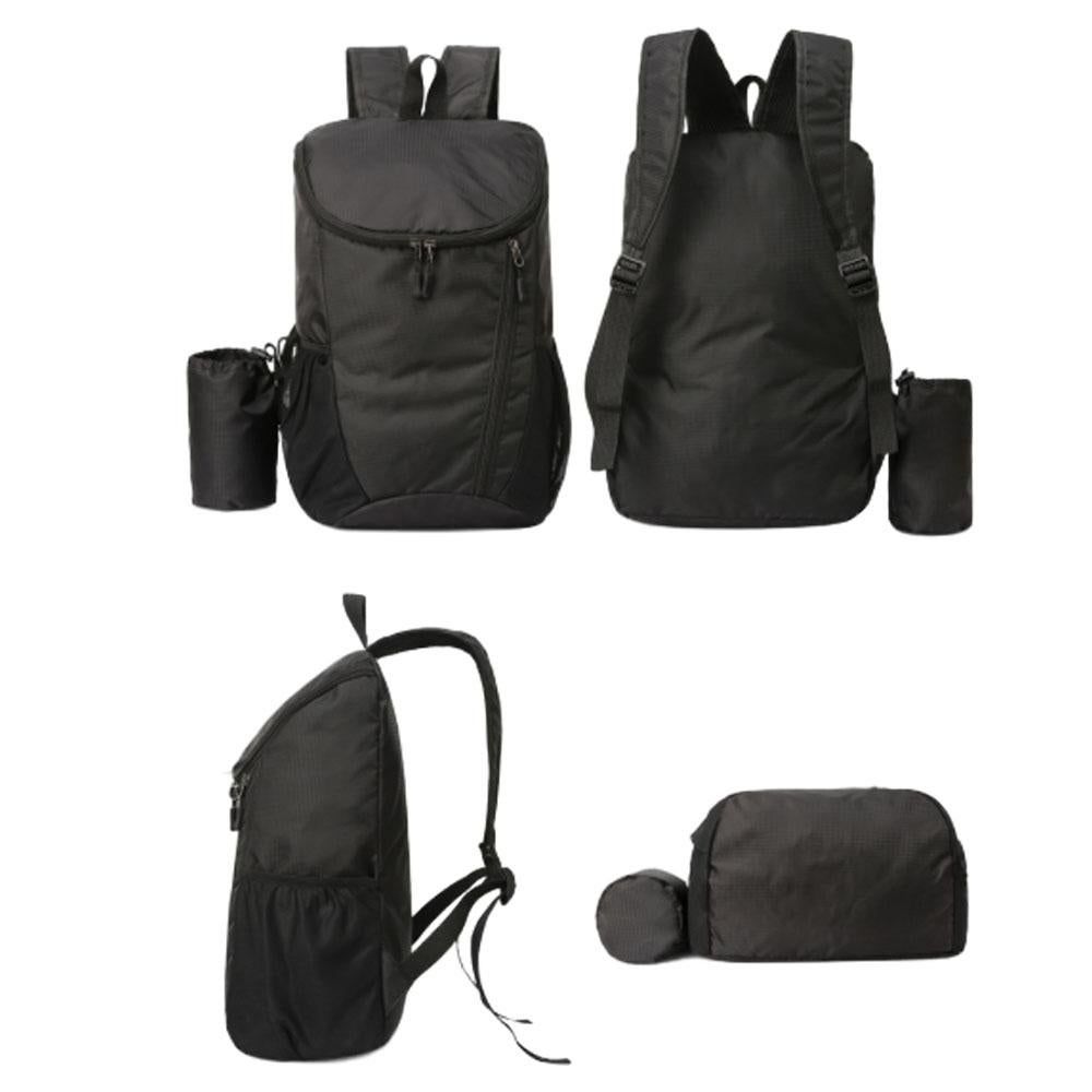 Sports Backpack Foldable Water Resistant Lightweight Bag for Camping Hiking Travel-Grey V1308-DSZKI-484-6