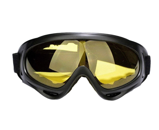 1 Pair of Ski Goggles Skiing Glasses Snow Goggles Men Women-Yellow V1308-DSZKI-485-2