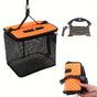 Floating Fish Keeper Net Bag Portable Quick Dry Mesh Storage for Sea and Rock Fishing-Orange L V1308-DSZKI-490-2