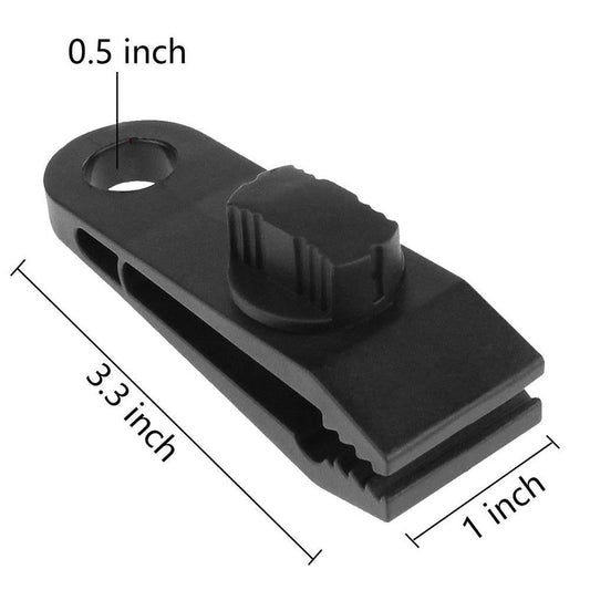 Heavy Duty Tarp Clips Locking Clamps For Awnings Camping RV Car And Pool Covers Up To 60 MPH Wind - 10Pcs V1308-DSZKI-494-1