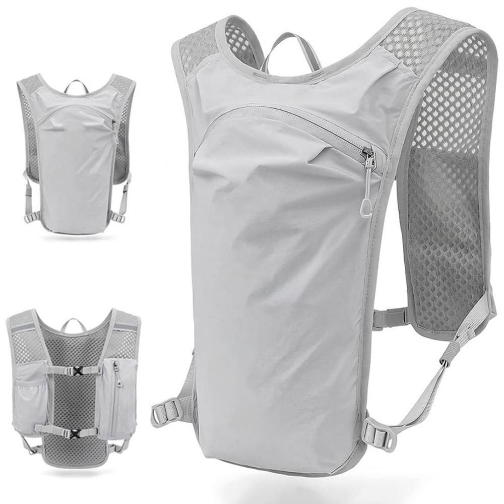 Hydration Backpack Vest for Cycling Running Hiking Breathable Sports Pack - Black V1308-DSZKI-495-1