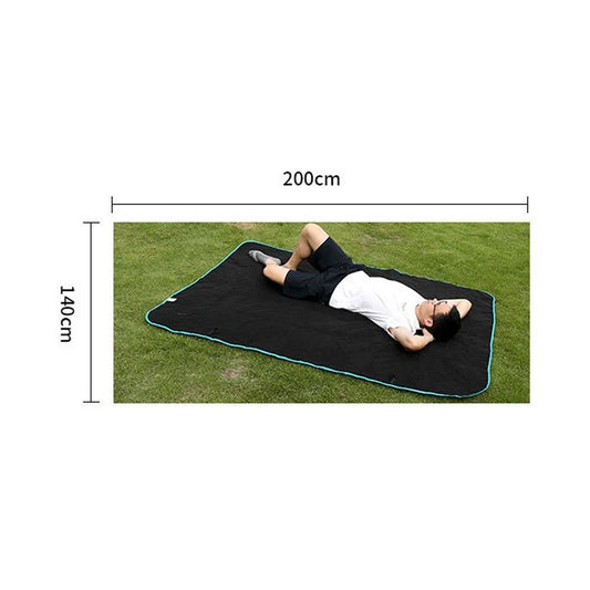 Outdoor Fleece Polyester Camping Blanket Waterproof Thick Portable Picnic Mat Machine Washable-army green V1308-DSZKI-497-2