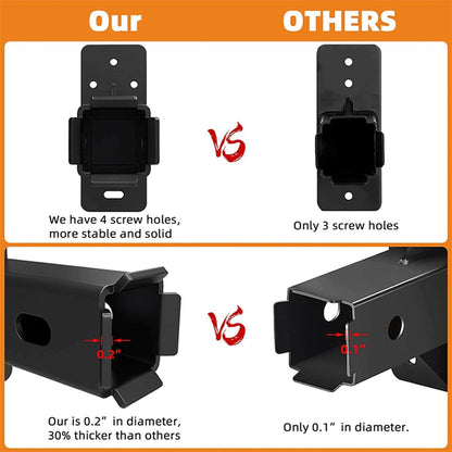 2 Inch Hitch Wall Mount Bike Rack Heavy Duty Metal Storage Holder 300lbs ty V1308-DSZKI-507