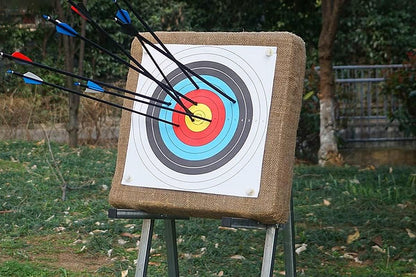 30Pcs Archery Targets Paper 10 Ring Bow Arrow Targets Face V1308-DSZKI-51