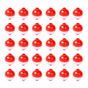 30 Pcs 1.25 Inch Red White Ball Floats Fishing Bobbers V1308-DSZKI-511