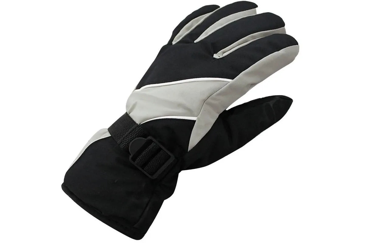 Men's Adult Windproof Rainproof Anti-Slip Ski Gloves, Warm (Grey) V1308-DSZKI-516