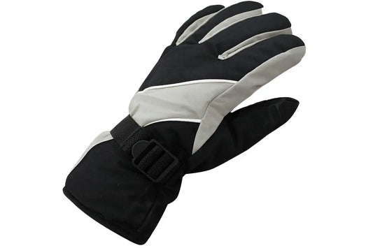 Men's Adult Windproof Rainproof Anti-Slip Ski Gloves, Warm (Grey) V1308-DSZKI-516