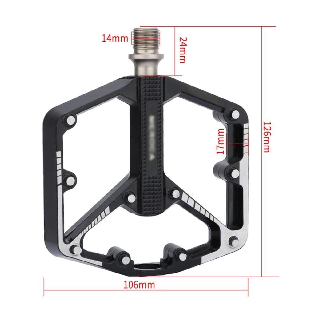 Mountain Bike Pedals Aluminum Alloy 9/16" (Colorful) V1308-DSZKI-519