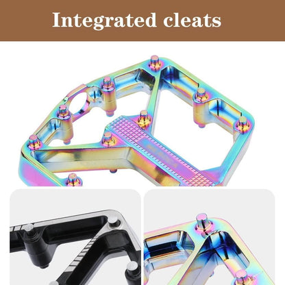 Mountain Bike Pedals Aluminum Alloy 9/16" (Colorful) V1308-DSZKI-519