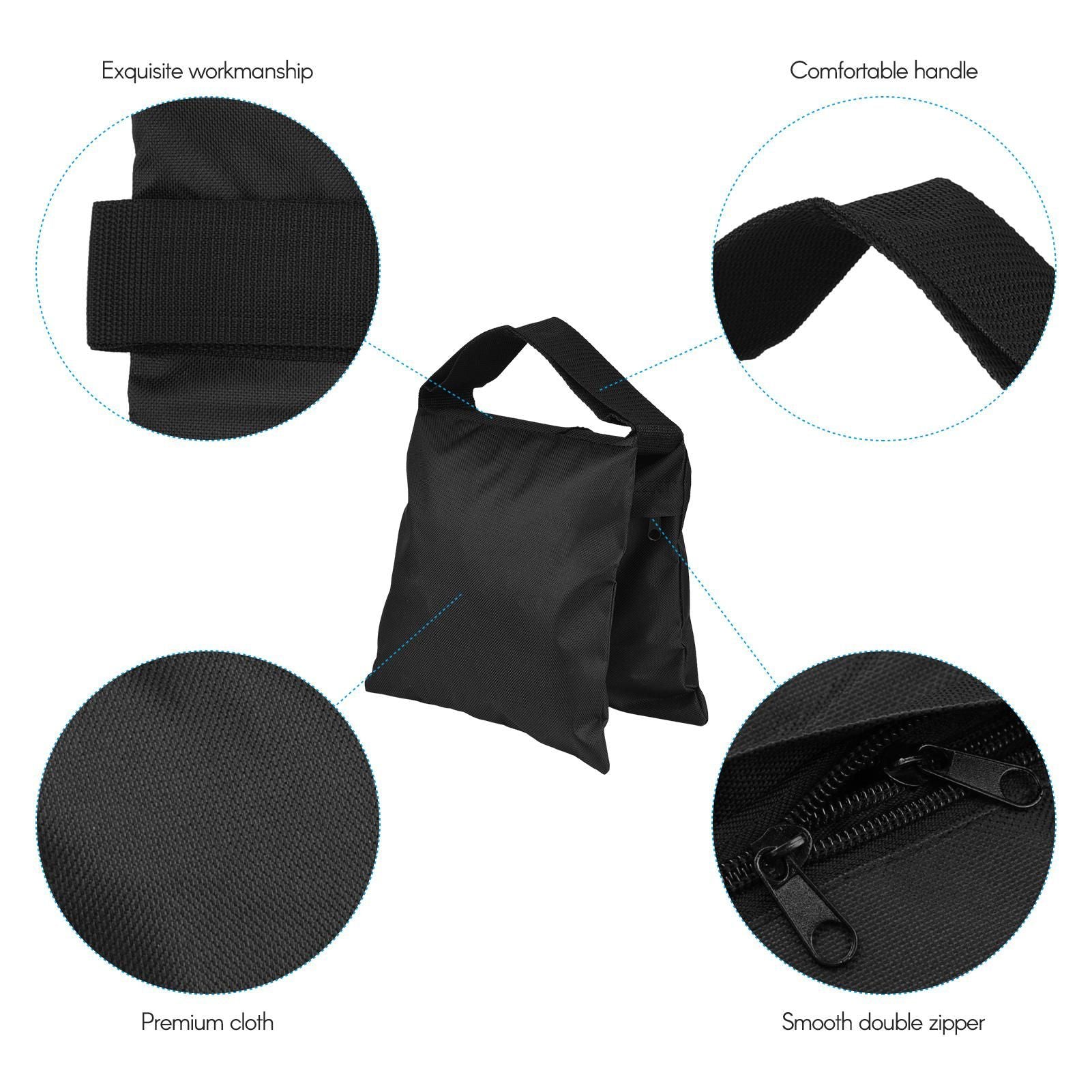 Photography Sandbag Tripod Weight Sandbag Oxford Cloth Material 6 Pack V1308-DSZKI-521