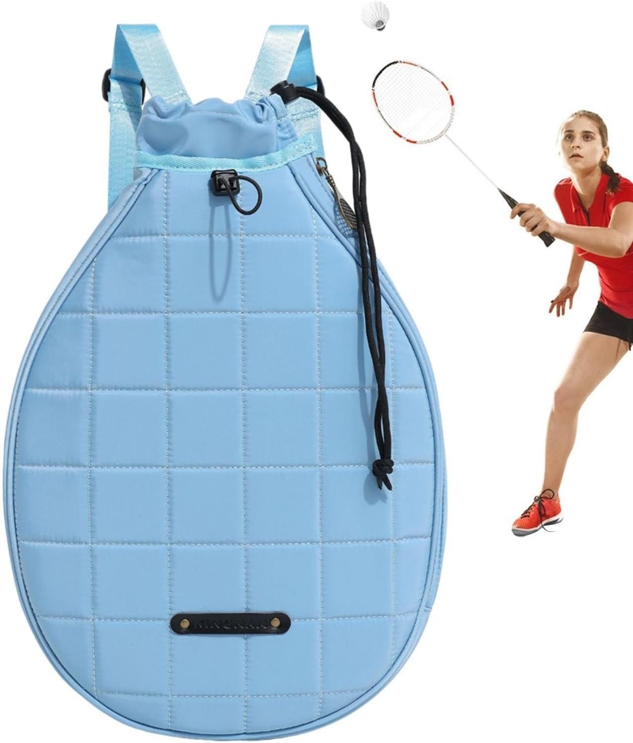 Tennis Racket Backpack Single Shoulder Badminton Bag Multi-Functional Paddle and Ball Bag V1308-DSZKI-524