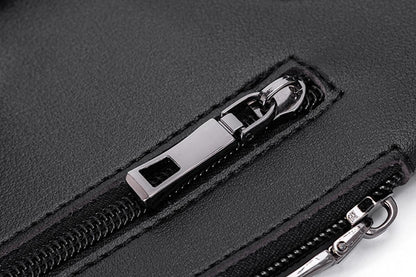 Outdoor Double Shoulder Armpit Bag with Multiple Pockets - Black V1308-DSZKI-53-2
