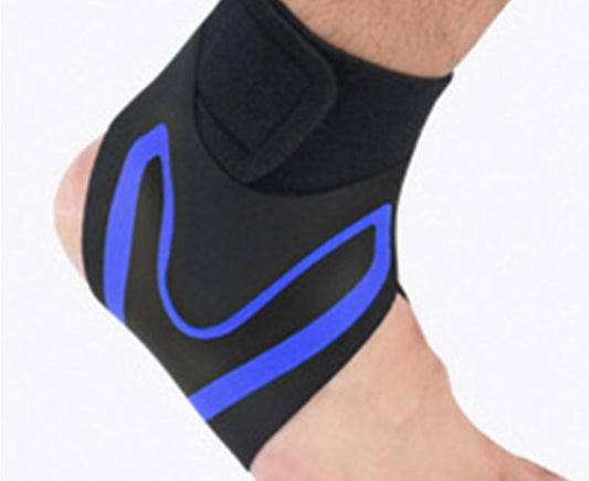 A Pair of Sports Ankle Sleeve Compression Anti-sprain Protection Socks Outdoor Sports Climbing Equipment-Blue V1308-DSZKI-531-3