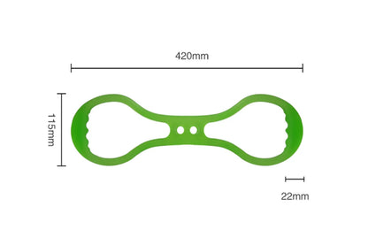 Booty Belt Resistance Workout Band For Women - Build,Tone,Sculpt The Glute Muscles Green V1308-DSZKI-532-3