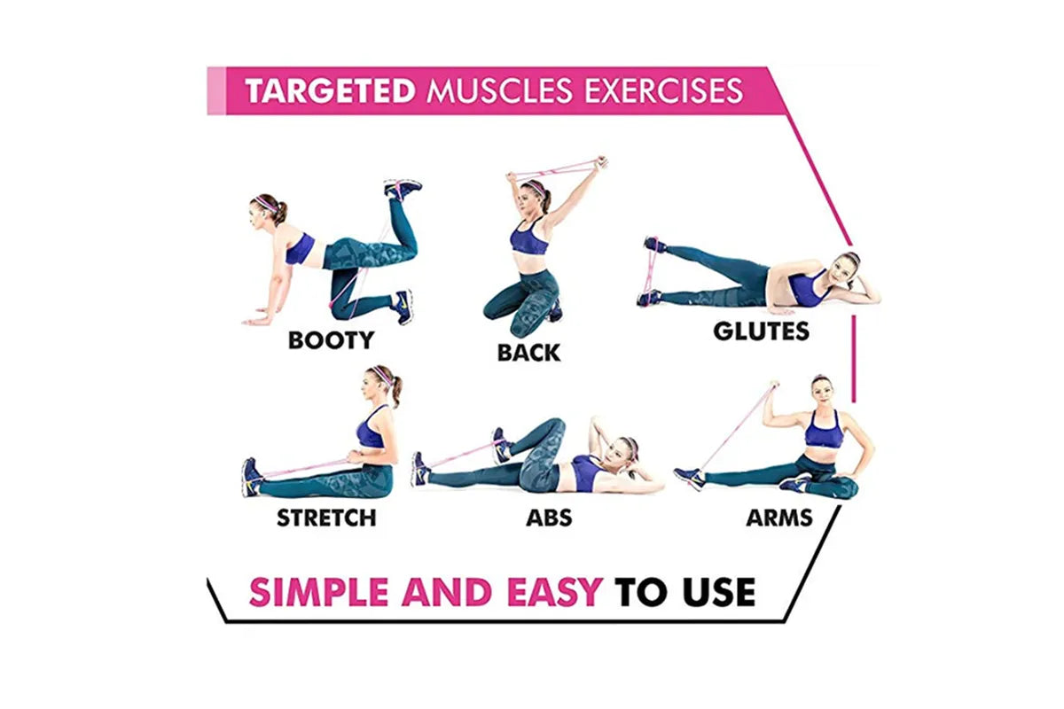 Booty Belt Resistance Workout Band For Women - Build,Tone,Sculpt The Glute Muscles Green V1308-DSZKI-532-3