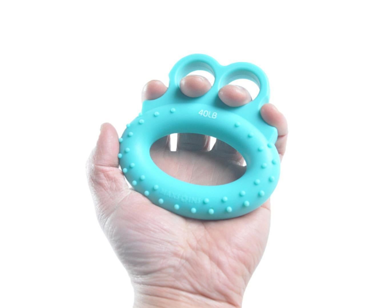 Strength Trainer Frog Points Finger Grip Ring Hand Grip Finger Strengtheners Blue 40Lb V1308-DSZKI-537-1