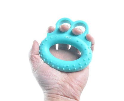 Strength Trainer Frog Points Finger Grip Ring Hand Grip Finger Strengtheners Blue 40Lb V1308-DSZKI-537-1