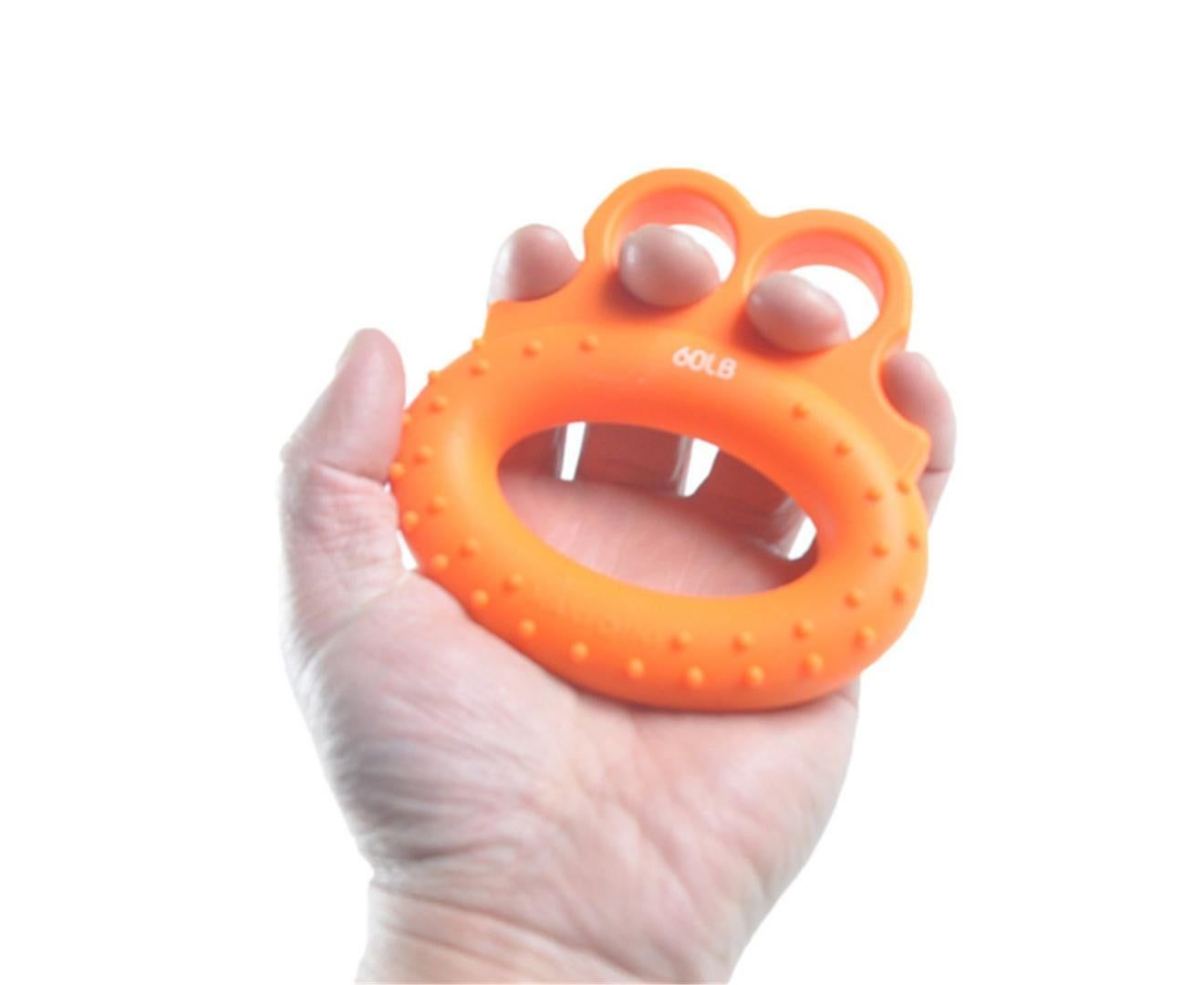 Strength Trainer Frog Points Finger Grip Ring Hand Grip Finger Strengtheners Orange 60Lb V1308-DSZKI-537-2