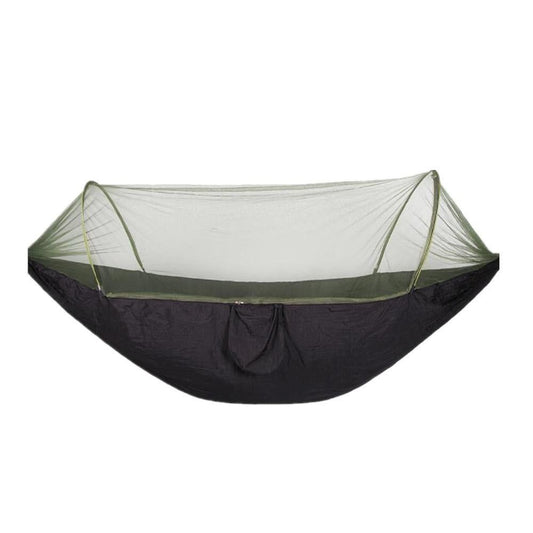 Portable Outdoor Camping Full-automatic Nylon Parachute Hammock with Mosquito Nets V1308-DSZKI-540