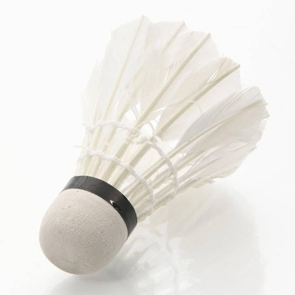 12 PCS Duck Feather Badminton Training Ball V1308-DSZKI-541