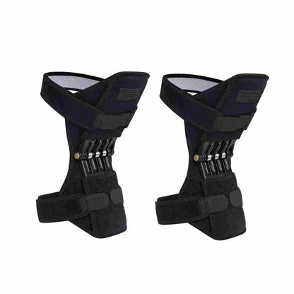 1 Pair Spring Knee Support Patella Booster Adjustable Joint Brace Pad Sports Training Protector V1308-DSZKI-542