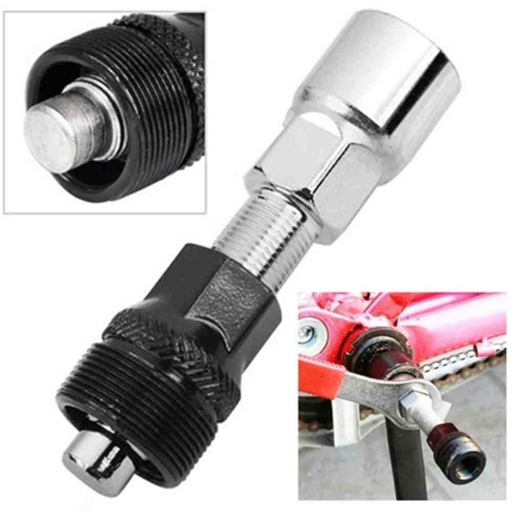4 Pcs Bicycle Bottom Bracket Tool Crank Remover Crankset Removal Kit(Black) V1308-DSZKI-543