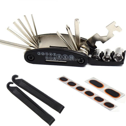 Bicycle Repair Tools Bike Tire Kit Bicycle Pump Puncture Repair Tool Bag V1308-DSZKI-544