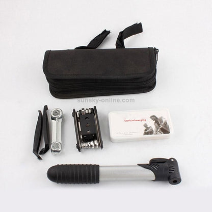 Bicycle Repair Tools Bike Tire Kit Bicycle Pump Puncture Repair Tool Bag V1308-DSZKI-544