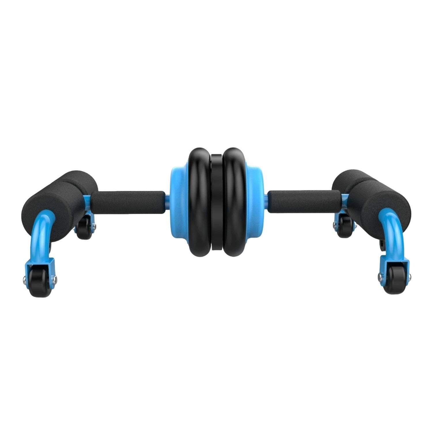 Ab Wheel Detachable Ab Wheel Sit-Up Assistor Multi-Functional Home Fitness Equipment Suitable Blue V1308-DSZKI-545