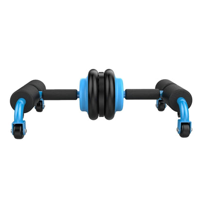 Ab Wheel Detachable Ab Wheel Sit-Up Assistor Multi-Functional Home Fitness Equipment Suitable Blue V1308-DSZKI-545