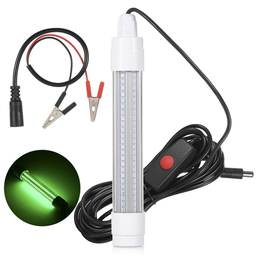 144 LED Submersible Fishing Light Underwater Fish Finder Lamp 16W 1600 Lumens IP68 (Green) V1308-DSZKI-549