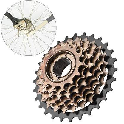 Bicycle Freewheel 7 Speed Sprocket Cassette - Replacement Gear for Mountain Bikes V1308-DSZKI-552