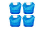 Collapsible Water Container 10L Reusable Camping Water Bag Blue 4 Pack V1308-DSZKI-553