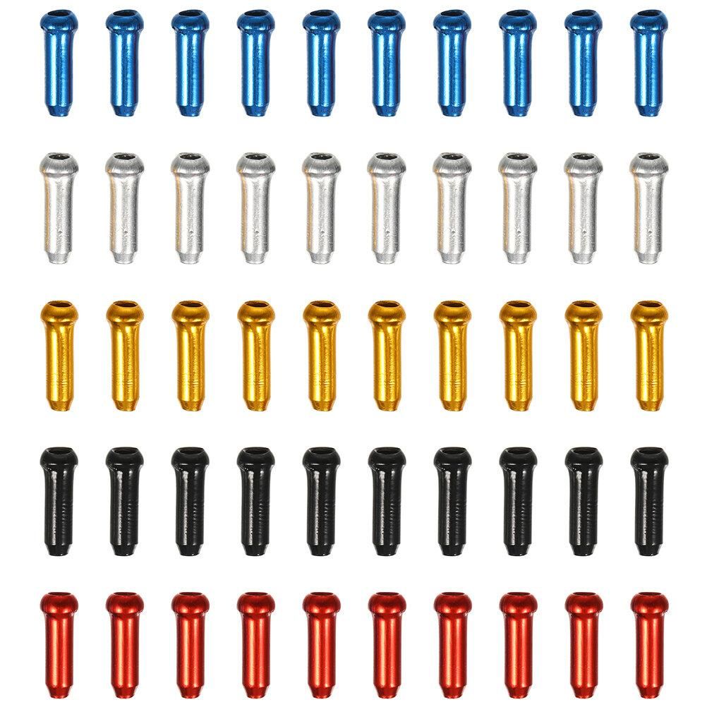 100pcs Brake Cable End Caps Brake Cable Tail Caps Bike Brake Cable End Covers Bike Accessories V1308-DSZKI-554