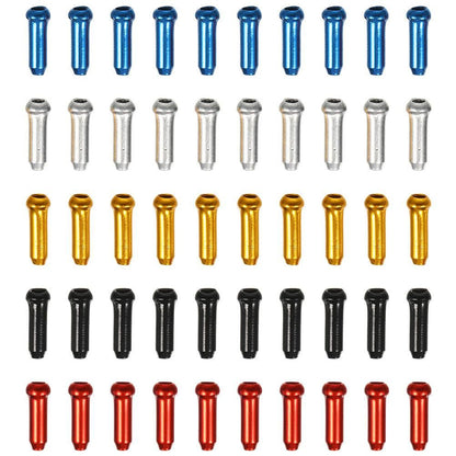 100pcs Brake Cable End Caps Brake Cable Tail Caps Bike Brake Cable End Covers Bike Accessories V1308-DSZKI-554