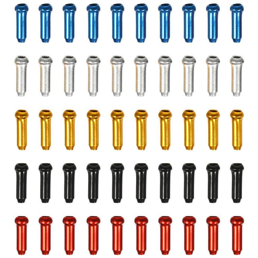 100pcs Brake Cable End Caps Brake Cable Tail Caps Bike Brake Cable End Covers Bike Accessories V1308-DSZKI-554