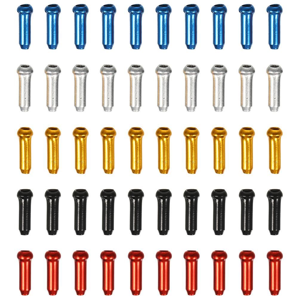 100pcs Brake Cable End Caps Brake Cable Tail Caps Bike Brake Cable End Covers Bike Accessories V1308-DSZKI-554