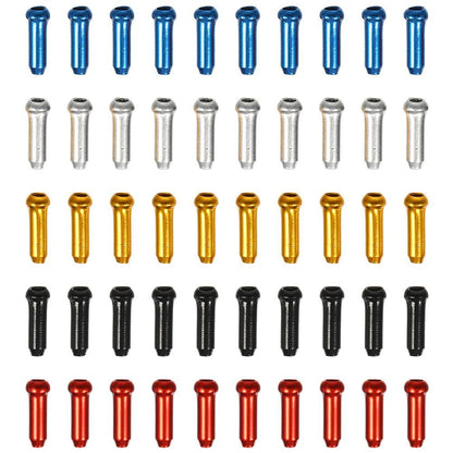 100pcs Brake Cable End Caps Brake Cable Tail Caps Bike Brake Cable End Covers Bike Accessories V1308-DSZKI-554