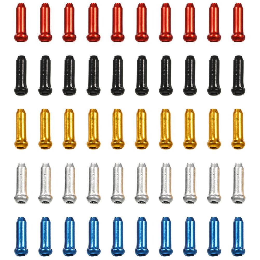 100pcs Brake Cable End Caps Brake Cable Tail Caps Bike Brake Cable End Covers Bike Accessories V1308-DSZKI-554