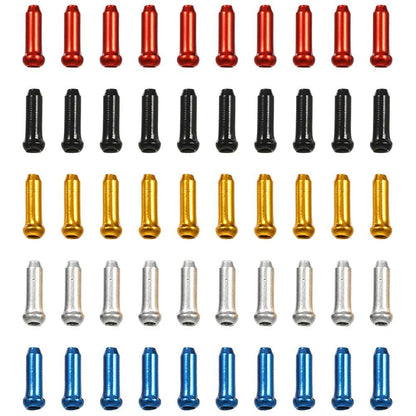 100pcs Brake Cable End Caps Brake Cable Tail Caps Bike Brake Cable End Covers Bike Accessories V1308-DSZKI-554